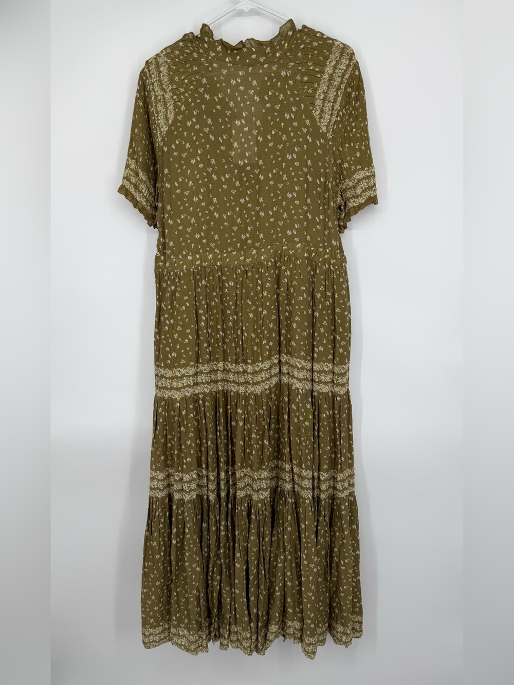 Free People Rare Feelings Maxi Dress XL Green - Picture 5 of 9